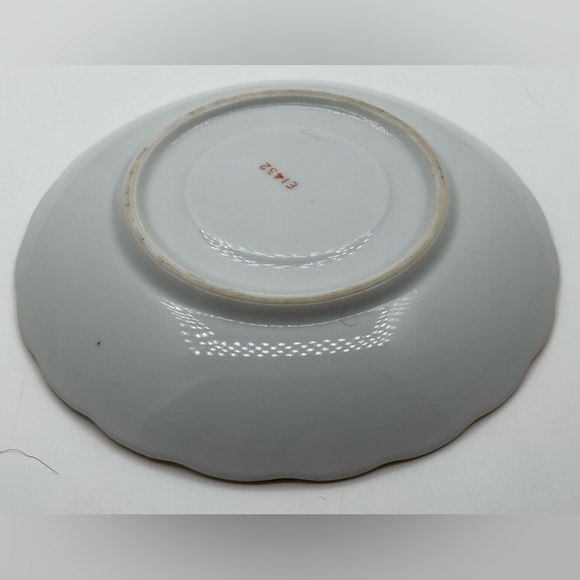 Vintage Enesco Fruit Pattern E1432 Teacup Saucer 
gold trim, hand painted, 5.5” - Picture 10 of 10